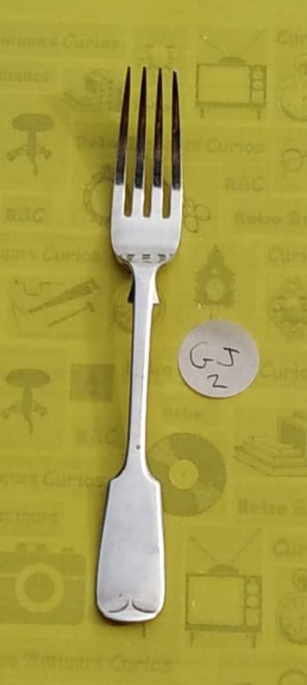 2. Josiah Williams Victorian Sterling Desert Fork 1897